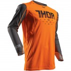 motokrosový dres Thor Prime Fit Rohl 2018 flo orange/gray
