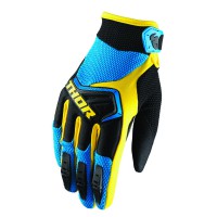 motokrosové rukavice THOR Spectrum Glove 2018 blu/blk/ylw