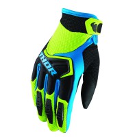 motokrosové rukavice THOR Spectrum glove 2018 green/black/blue