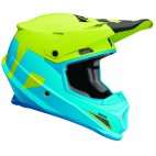 motokrosová přilba THOR Sector Helmet 2018 level blue/lime