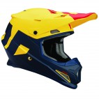 motokrosová přilba THOR Sector Helmet 2018 level navy/yellow